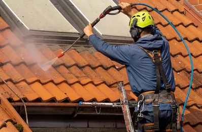 Démoussage et hydrofuge de toiture à Fontanières